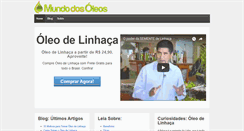 Desktop Screenshot of oleodelinhaca.com